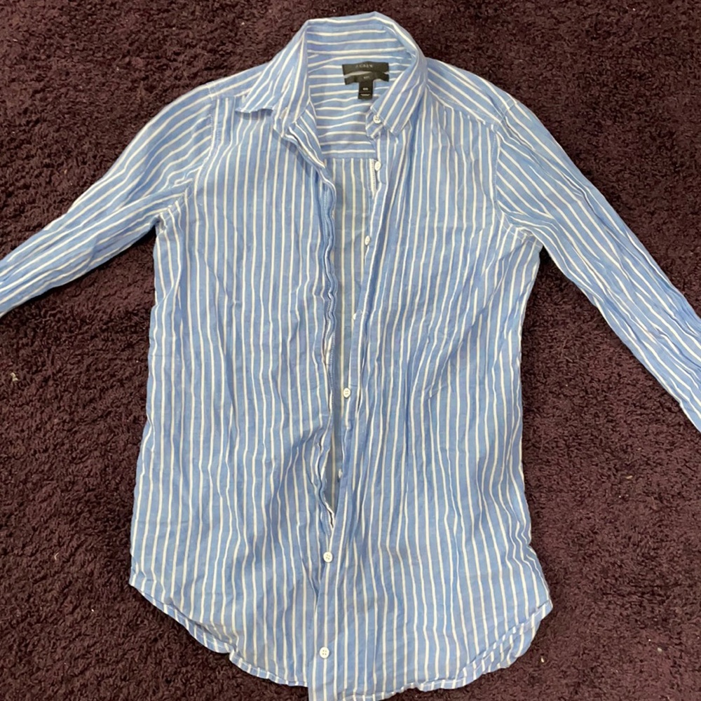 J. crew striped button down